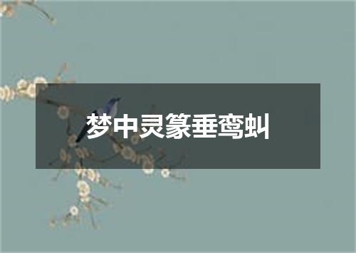 梦中灵篆垂鸾虯