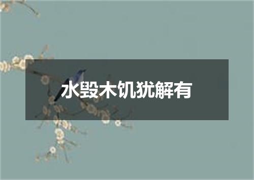 水毁木饥犹解有
