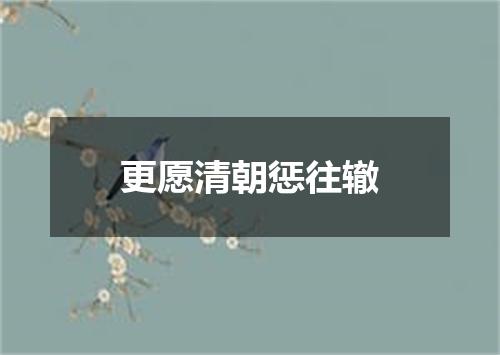 更愿清朝惩往辙