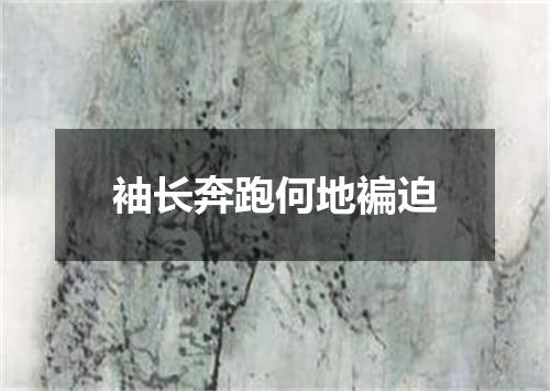 袖长奔跑何地褊迫