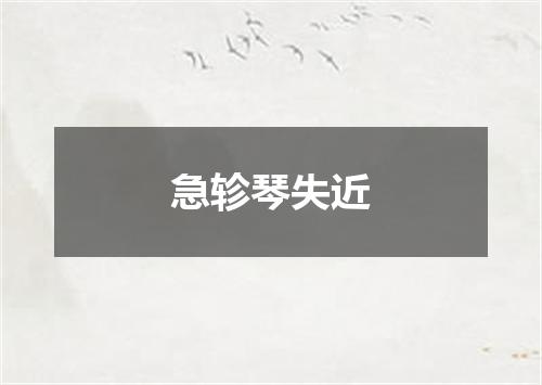 急轸琴失近