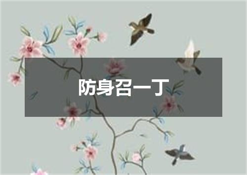 防身召一丁