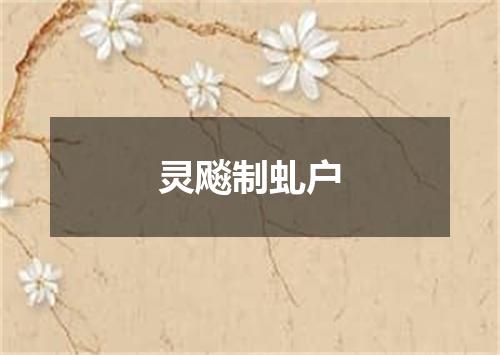 灵飚制虬户