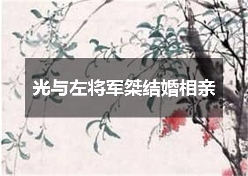 光与左将军桀结婚相亲