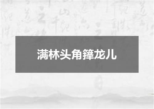 满林头角箨龙儿