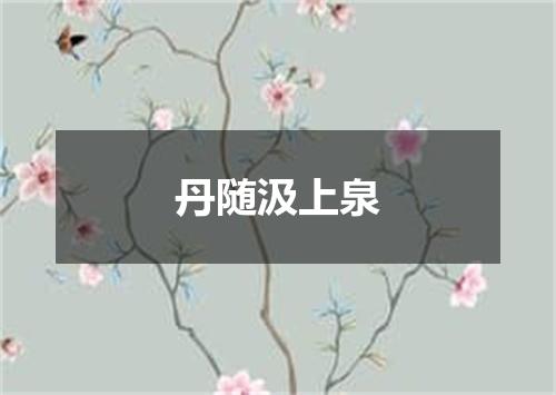丹随汲上泉