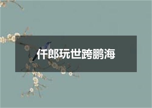 仟郎玩世跨鹏海