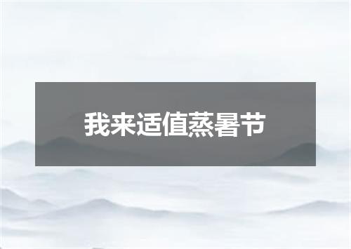 我来适值蒸暑节