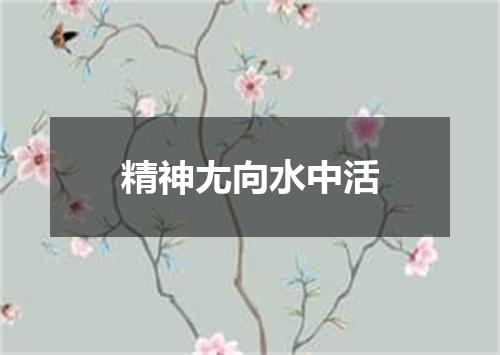 精神尢向水中活