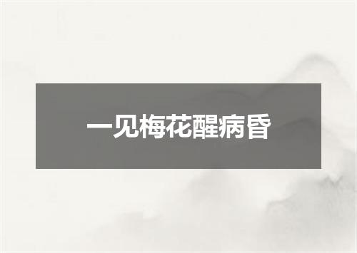 一见梅花醒病昏