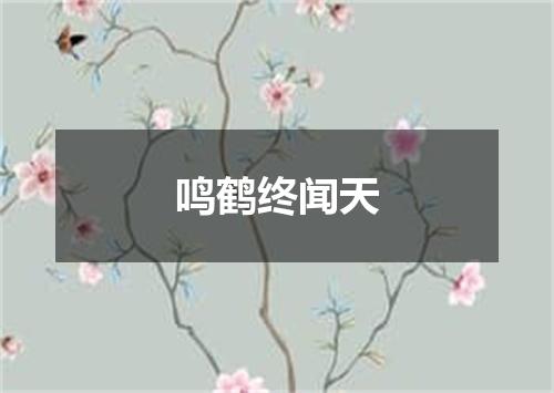 鸣鹤终闻天