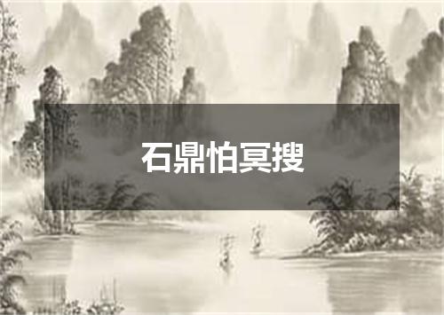石鼎怕冥搜