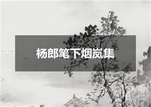 杨郎笔下烟岚集
