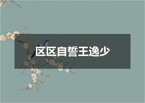 区区自誓王逸少