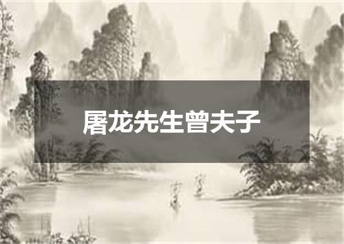 屠龙先生曾夫子