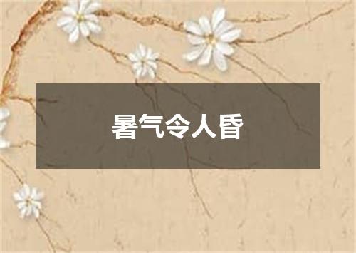 暑气令人昏