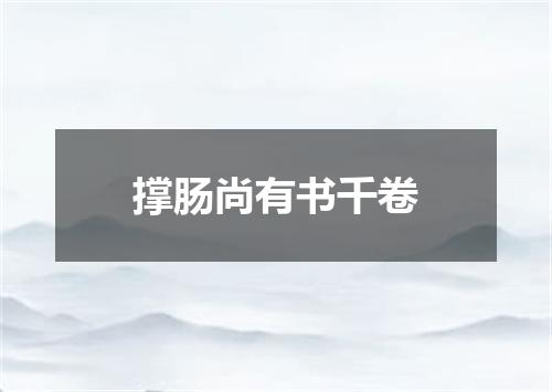 撑肠尚有书千卷