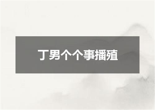 丁男个个事播殖