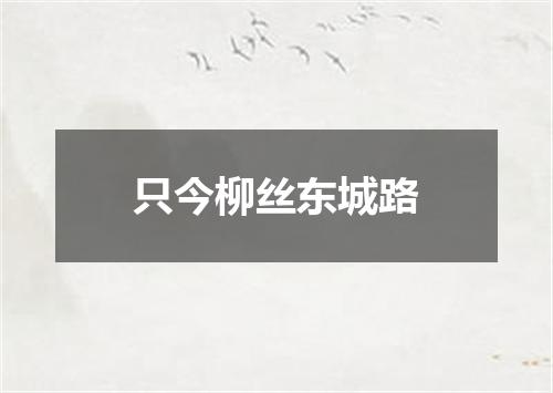 只今柳丝东城路