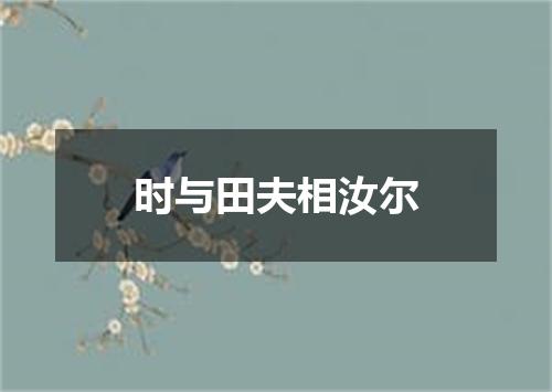 时与田夫相汝尔