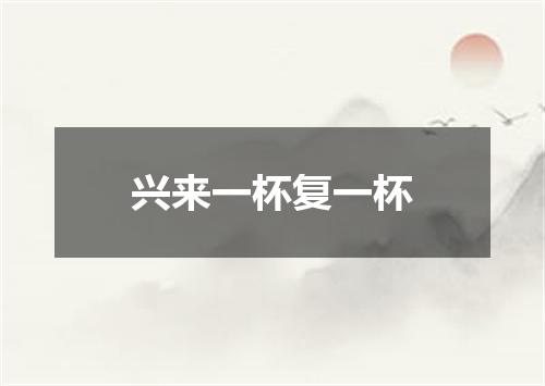 兴来一杯复一杯