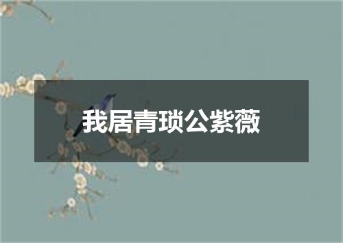 我居青琐公紫薇