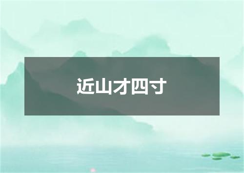 近山才四寸