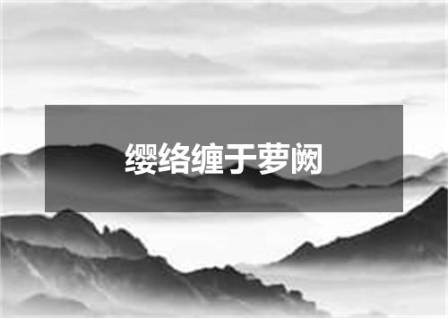 缨络缠于萝阙