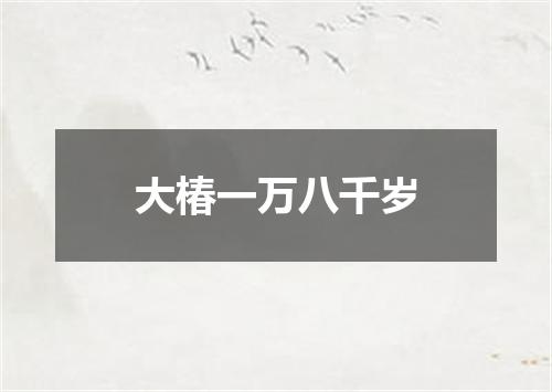 大椿一万八千岁