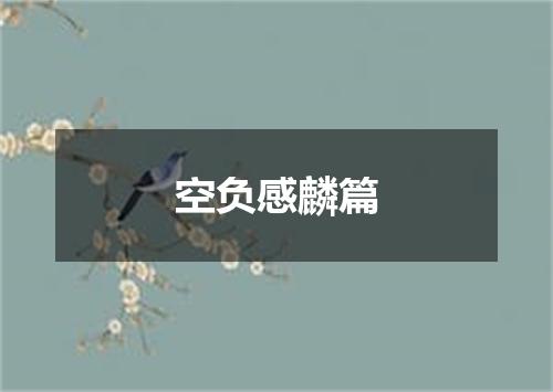 空负感麟篇