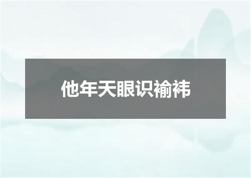 他年天眼识褕袆