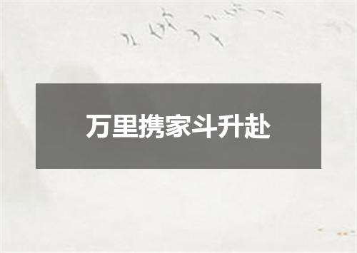 万里携家斗升赴