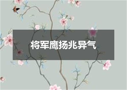 将军鹰扬兆异气