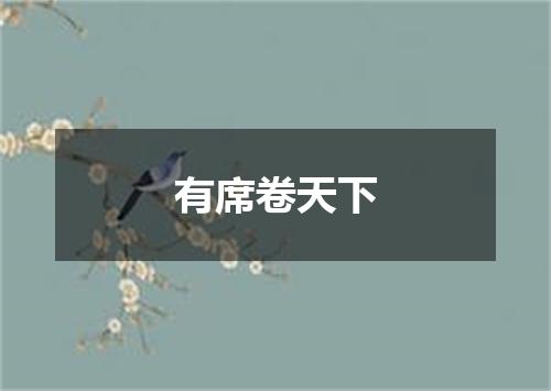 有席卷天下