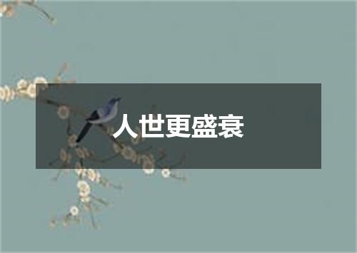 人世更盛衰