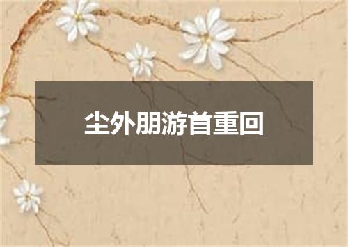 尘外朋游首重回
