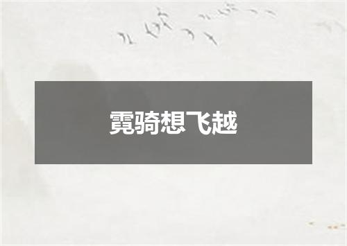 霓骑想飞越