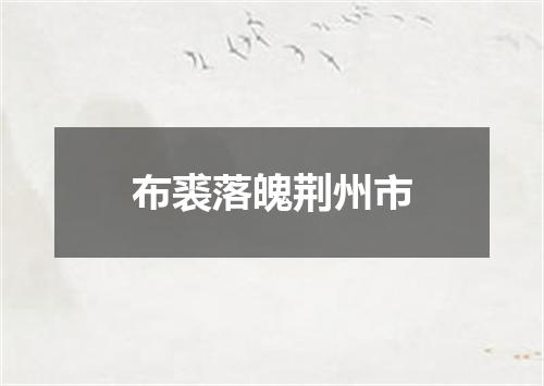 布裘落魄荆州市