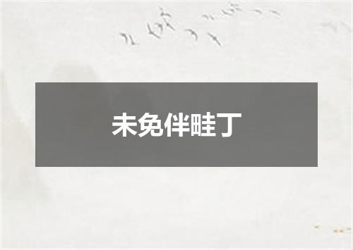 未免伴畦丁