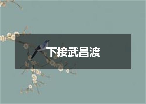 下接武昌渡