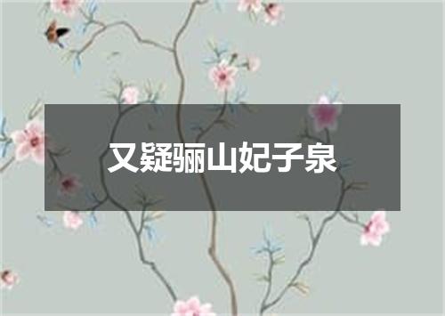 又疑骊山妃子泉