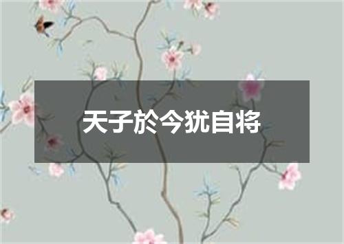 天子於今犹自将