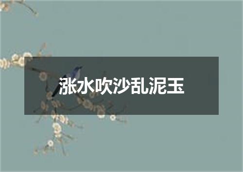 涨水吹沙乱泥玉