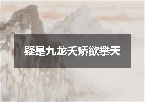 疑是九龙夭矫欲攀天