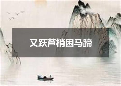 又跃芦梢困马蹄