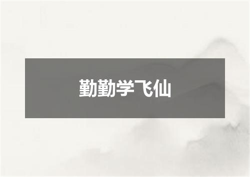 勤勤学飞仙