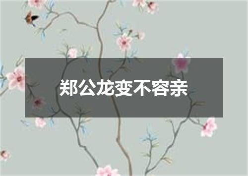 郑公龙变不容亲