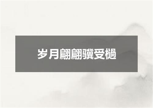 岁月翩翩骥受檛