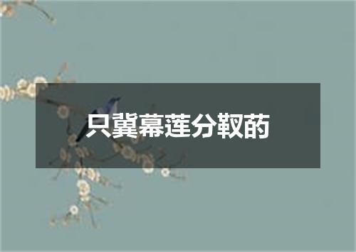 只冀幕莲分靫菂