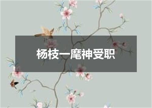 杨枝一麾神受职